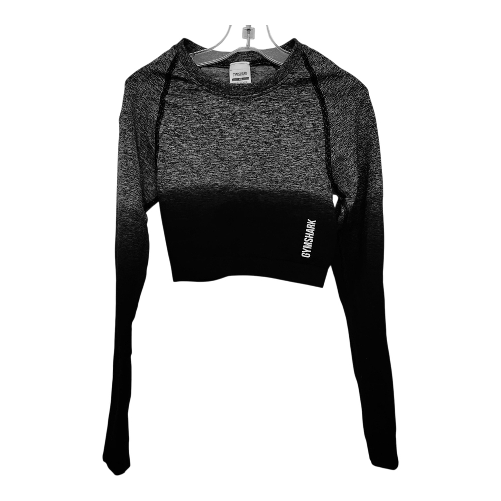 Gymshark Women's Black Long Sleeve Crop Top